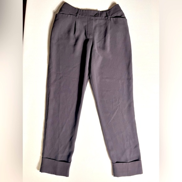 Sportmax Cropped High Waist Grey Trousers sz 2 - Picture 1 of 13